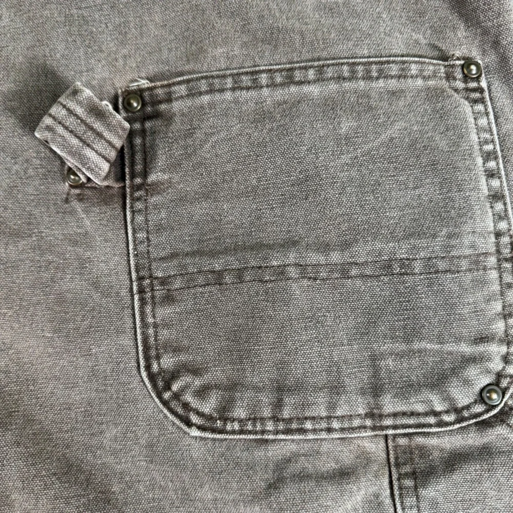 Carhartt Bib Overalls Mens 42x30 Double Knee Duck Canvas Relaxed Brown Vintage